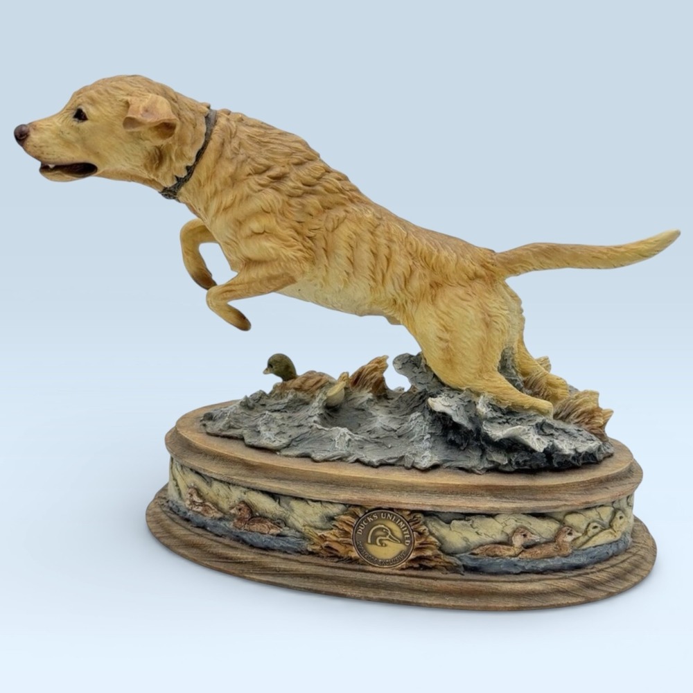 Ducks Unlimited Labrador 2005/2006 Exclusive On‎ Your Mark Signed Rare Sculpture